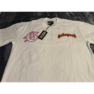 NEW Godspeed Skeleton Cowboy Print shirt SIZE: LARGE